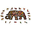 Wooden City Drevené Puzzle Slon L 200 dielikov