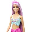 Mattel Barbie Rozprávková bábika s dlhými vlasmi - morská panna