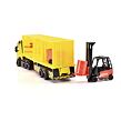 Dickie DHL nákladné auto Volvo FH 16 s vysokozdvižným vozíkom 35 cm