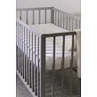 Petite&Mars Napínací prostěradlo nepromokavé 120 x 60 - Grey