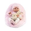 Llorens 73808 NEW BORN DIEVČATKO - realistická bábika bábätko s celovinylovým telom - 40 cm