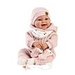 Llorens 84480 NEW BORN - realistická bábika bábätko so zvukmi a mäkkým látkovým telom - 44 cm