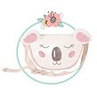 DeCuevas 86079 Môj prvý kočík pre bábiky s taškou KOALA 2024 - 56 cm