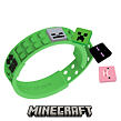 PIXIE CREW & MINECRAFT Nastavitelný náramek, zelený, 4 multipixely