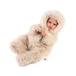 Llorens 74504 NEW BORN realistická bábika bábätko so zvukmi a mäkkým látkovým telom 45 cm