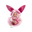 Llorens 63506 NEW BORN dievčatko, realistická bábika bábätko s celovinylovým telom 35 cm