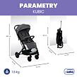 Asalvo KUBIC 2 cestovný kočiar 0m-22kg, GREY