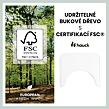 Hauck Pultík dřevěný k židličce Alpha+, White