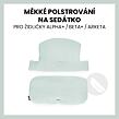 Hauck Polstrování Select na židličky Alpha+,Beta+ a Arketa, Muslin, Mint