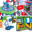 Majorette Garáž Super City + 6 autíčok a vlak