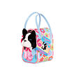 Pucci Pups Pejsek černý v kabelce Flower Print Glam Bag