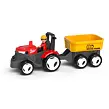 Efko Igráček ECO MultiGO Red Zetor Traktor mit Pflugschar, Anhänger, Igráček