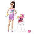 Mattel Barbie Skipper Babysitterin mit Hochstuhl