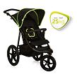 Hauck Športiak Runner black/neon yellow