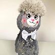 InnoGIO Plyšová hračka ALPACA Grey 30cm