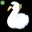 Rappa Plyšový vták labuť sediaci 23cm ECO-FRIENDLY