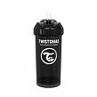 Twistshake Fľaša so slamkou 360 ml 12+m Čierna