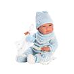 Llorens 73859 NEW BORN CHLAPČEK - realistická bábika bábätko s celovinylovým telom - 40 cm