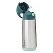 b.box Termoska na pitie so slamkou 500 ml - emerald forest
