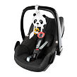 Senzorická závesná cestovná hračka PANDA s klipom BabiesBoo