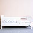 Detská posteľ so zábranou New Baby ERIK 140x70 cm biela