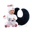 Llorens 74050 NEW BORN - realistická bábika bábätko so zvukmi a mäkkým látkovým telom - 42 cm