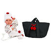 Llorens M635-54 oblečenie pre bábiku bábätko NEW BORN veľkosti 35-36 cm