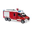 Bruder Mercedes Benz Sprinter - hasiči + pumpa, majáky
