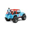 Bruder JEEP terénny - modrý