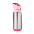 b.box Termoska na pití s brčkem 500 ml - růžová