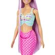 Mattel Barbie Rozprávková bábika s dlhými vlasmi - morská panna