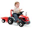INJUSA 1505 Detský elektrický traktor LITTLE TRACK 6V 2 v 1 so zvukmi