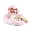 Llorens 73808 NEW BORN DIEVČATKO - realistická bábika bábätko s celovinylovým telom - 40 cm