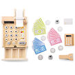 New Classic Toys Dřevěná dětská pokladna s doplňky