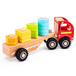 New Classic Toys Dřevěný třídící a stohovací kamion