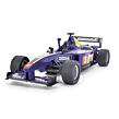 Dickie Formula 14 cm, naťahovanie na šnúrku, 3 druhy