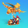 Mattel Mega Construx Pokémon evoluční set - Charmander