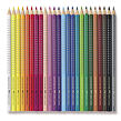 FABER-CASTELL Pastelky  Grip 2001, 24 barev, plechová krabička