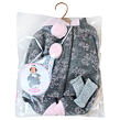 Llorens M844-04 Obleček pre bábiku bábätko NEW BORN veľkosti 43–44 cm