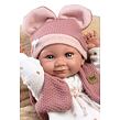 Llorens 73816 NEW BORN dievčatko, realistická bábika bábätko s celovinylovým telom 40 cm