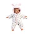 Llorens 63313 LITTLE BABY realistická bábika bábätko s mäkkým látkovým telom 32 cm