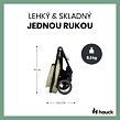 Hauck Kočík športový Shop N Care Olive