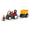 Efko Igráček ECO MultiGO Red Zetor Traktor mit Pflugschar, Anhänger, Igráček