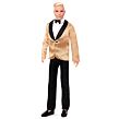 Mattel Barbie Vánoční panenka Ken blond 2025