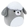 SQUISHMALLOWS Sivo-biely ovčiarsky pes - Arnold, 13 cm