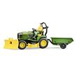 Bruder JOHN DEERE Minitraktor + Wagen und Figur