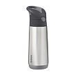 b.box Termoska na pitie so slamkou 500 ml - graphite