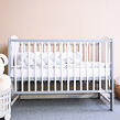 Detská postieľka New Baby ELSA Zebra bielo-šedá