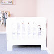 Detská posteľ so zábranou New Baby ERIK 140x70 cm biela
