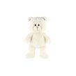 Teddies Rojko medvedík biely svietiaci s hudbou
